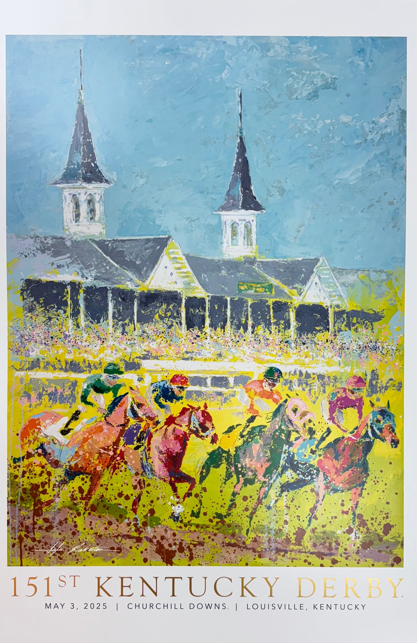 Limited, Gold Edition Official Kentucky Derby 151 Poster