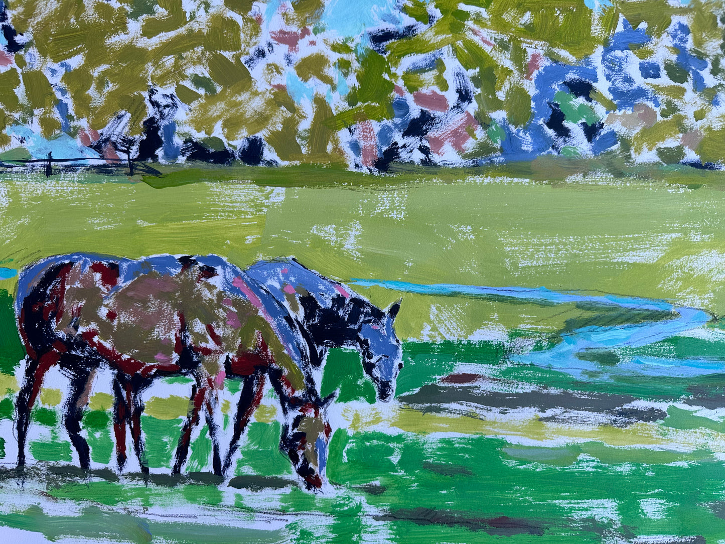 "Pasture in Spring"