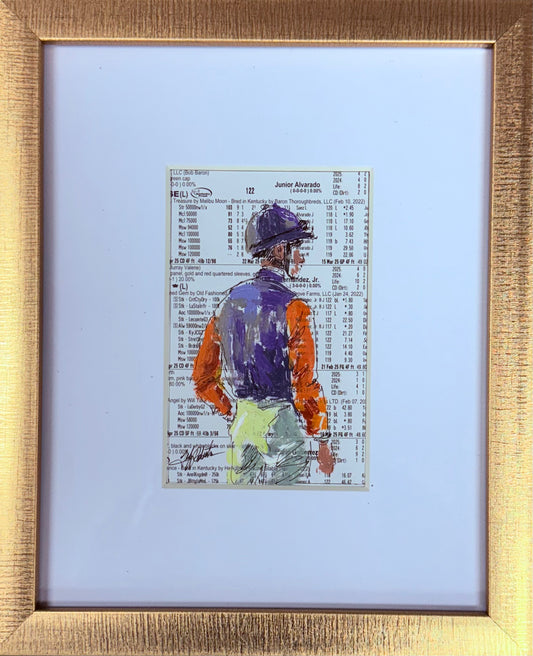 Purple with Orange Sleeves