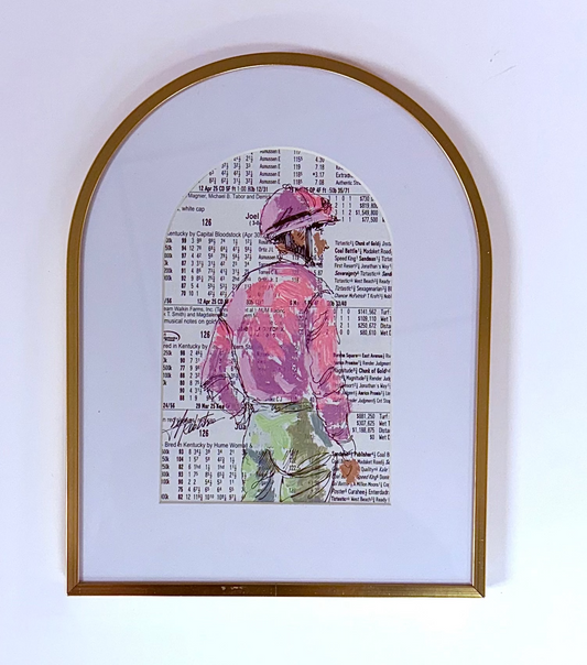 Pink Jockey (round top)