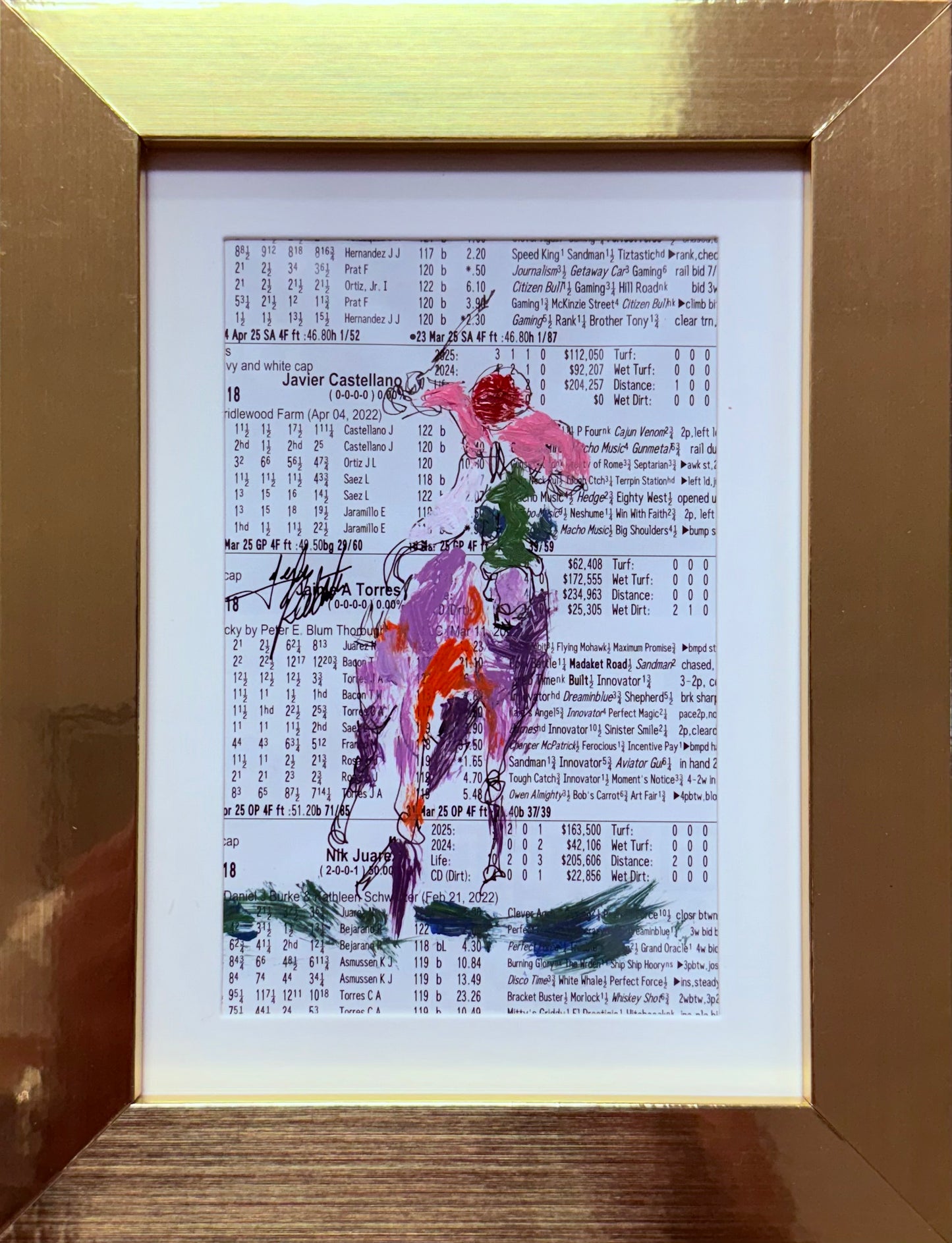 Jockey and rider (raised wip)