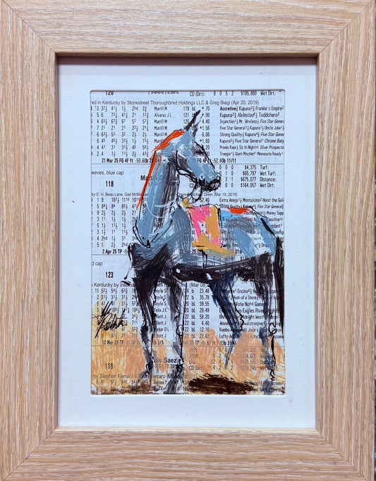 Stoic (horse looking right)